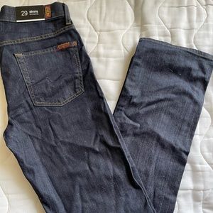 7 for all man kind. Slimmy. Dark Wash